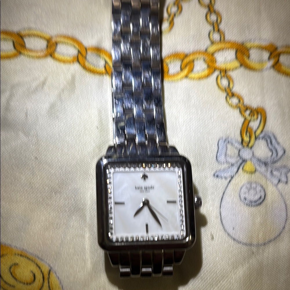 Kate Spade Silver Square Watch
